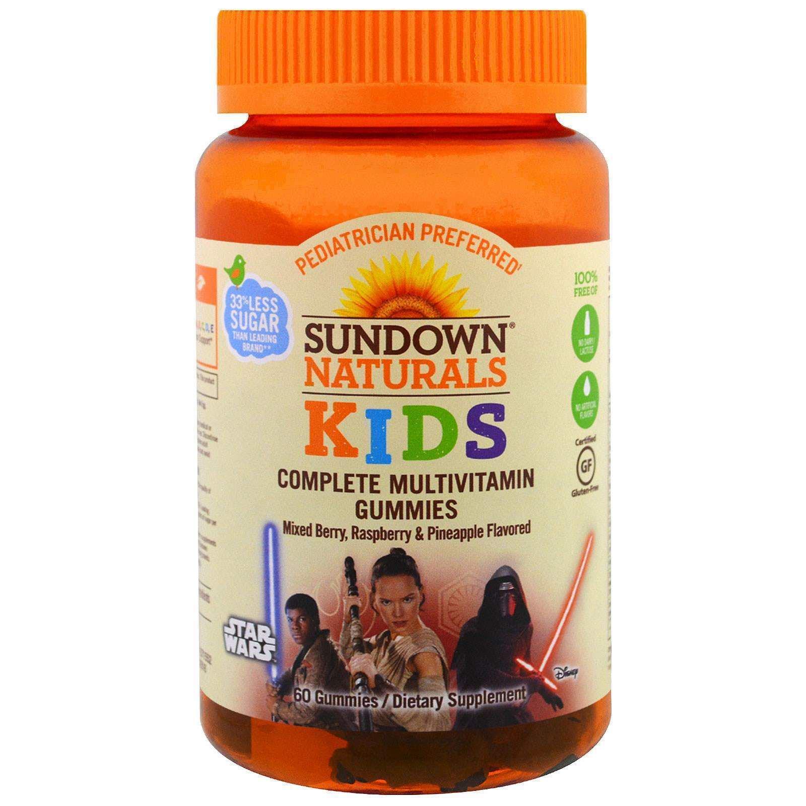 Мультимитамины Kids Complete Multivitamin 60 Gummies Disney Star Wars Mixed Berry Raspberry & Pineapple