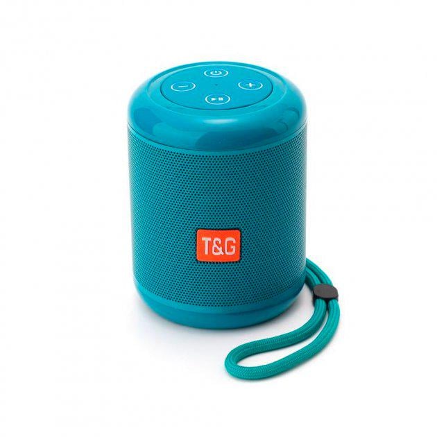 Колонка TG 519 Bluetooth 5W USB miniCD 1200 mAh Голубой (12459216)