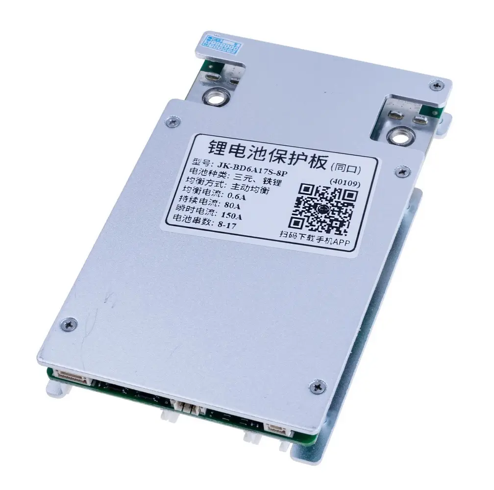 Контролер заряду BMS 80A 8S-17S Lifepo4/Li-ion/LTO з активним балансуванням 0,6A BD6A17S8P з кнопкою активації JiKong - фото 4 Контролер заряду BMS 80A 8S-17S Lifepo4/Li-ion/LTO з активним балансуванням 0,6A BD6A17S8P з кнопкою активації JiKong - фото 4