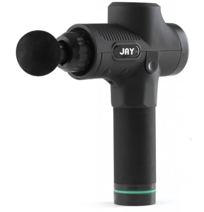 Масажний пістолет JAY PRO 30 швидкостей Чорний (HH 500-11-1)