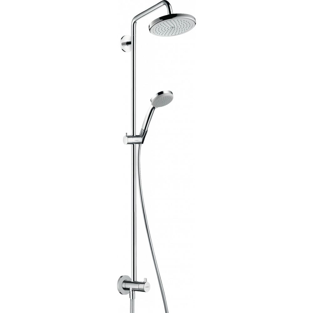 Душевая система без смесителя Hansgrohe Croma 220 Showerpipe Reno 27224000 Хром (84096)