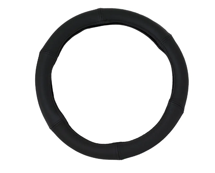 Чехол на руль Pok-ter Cooly из натуральной кожи M 37-39 см Черный (78477)