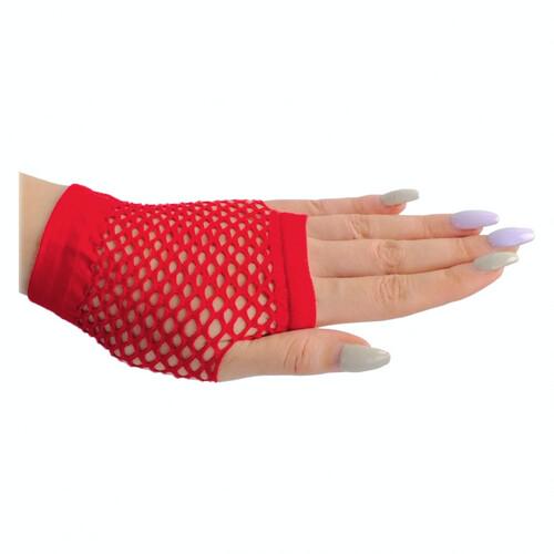 Перчатки-митенки Сеточка Seta Decor 15-307RD