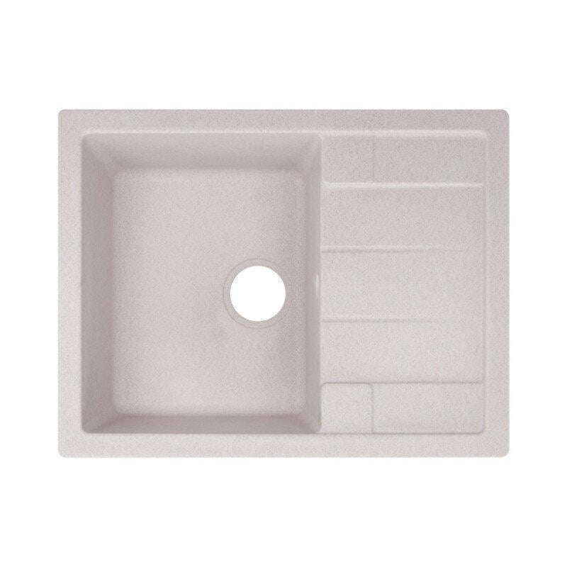 Мойка кухонная Lidz LIDZCOL06650500200 гранитная прямоугольная 650x500 мм Бежевый (25974057)