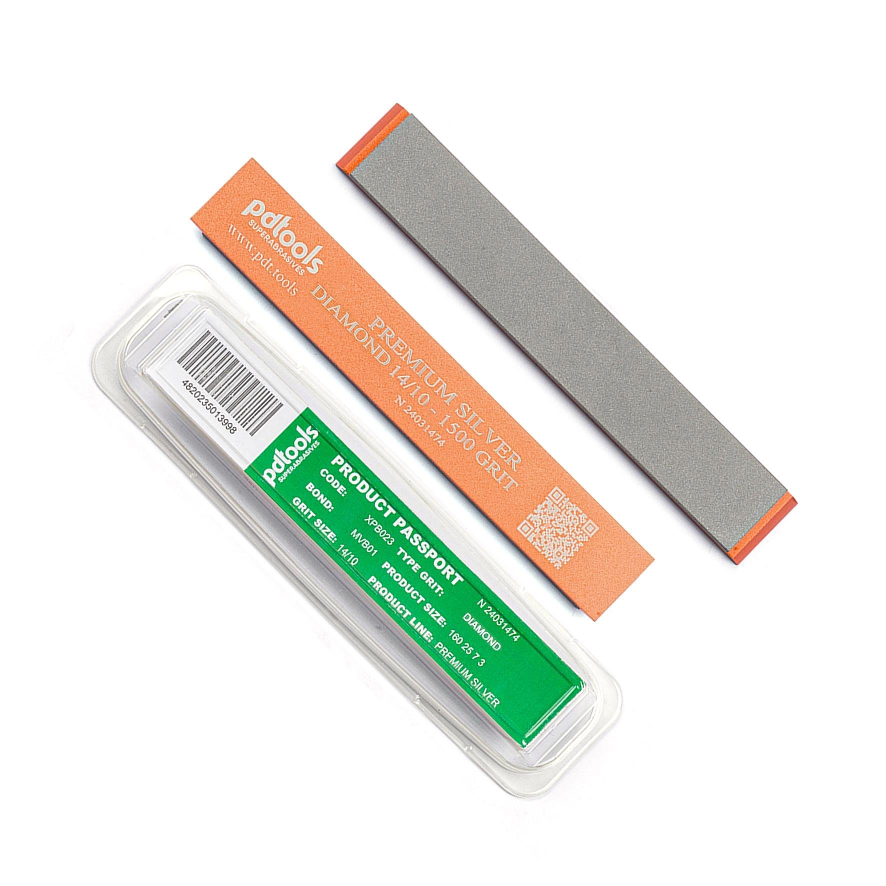 Алмазний камінь PDT Poltava Premium Silver на керамо-металевій зв'язці 1100 grit 20/14 мкм (PDT-DIA-SV-1100)