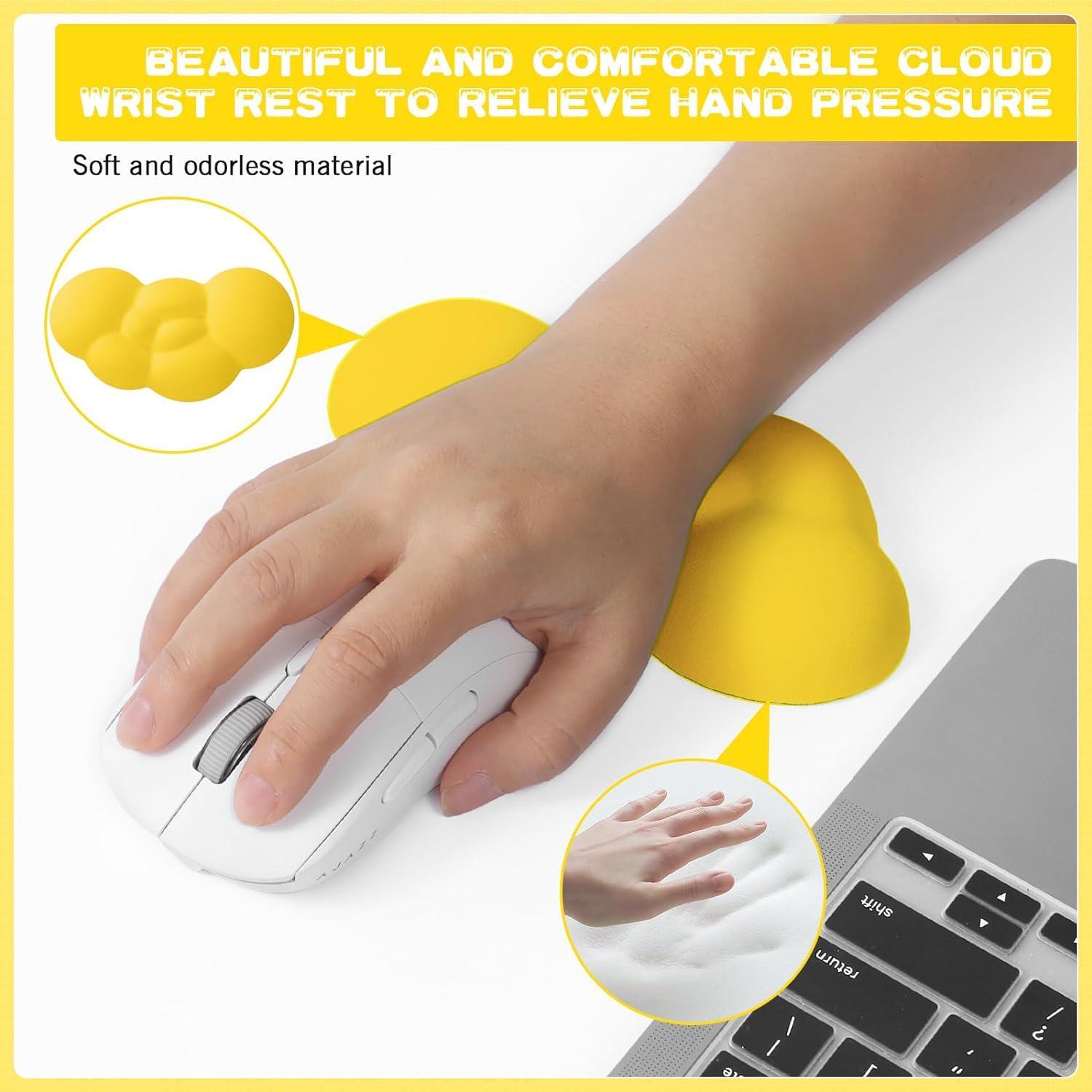 Подставка Bubbles под запястье для мышки Yellow - фото 6 Подставка Bubbles под запястье для мышки Yellow - фото 6