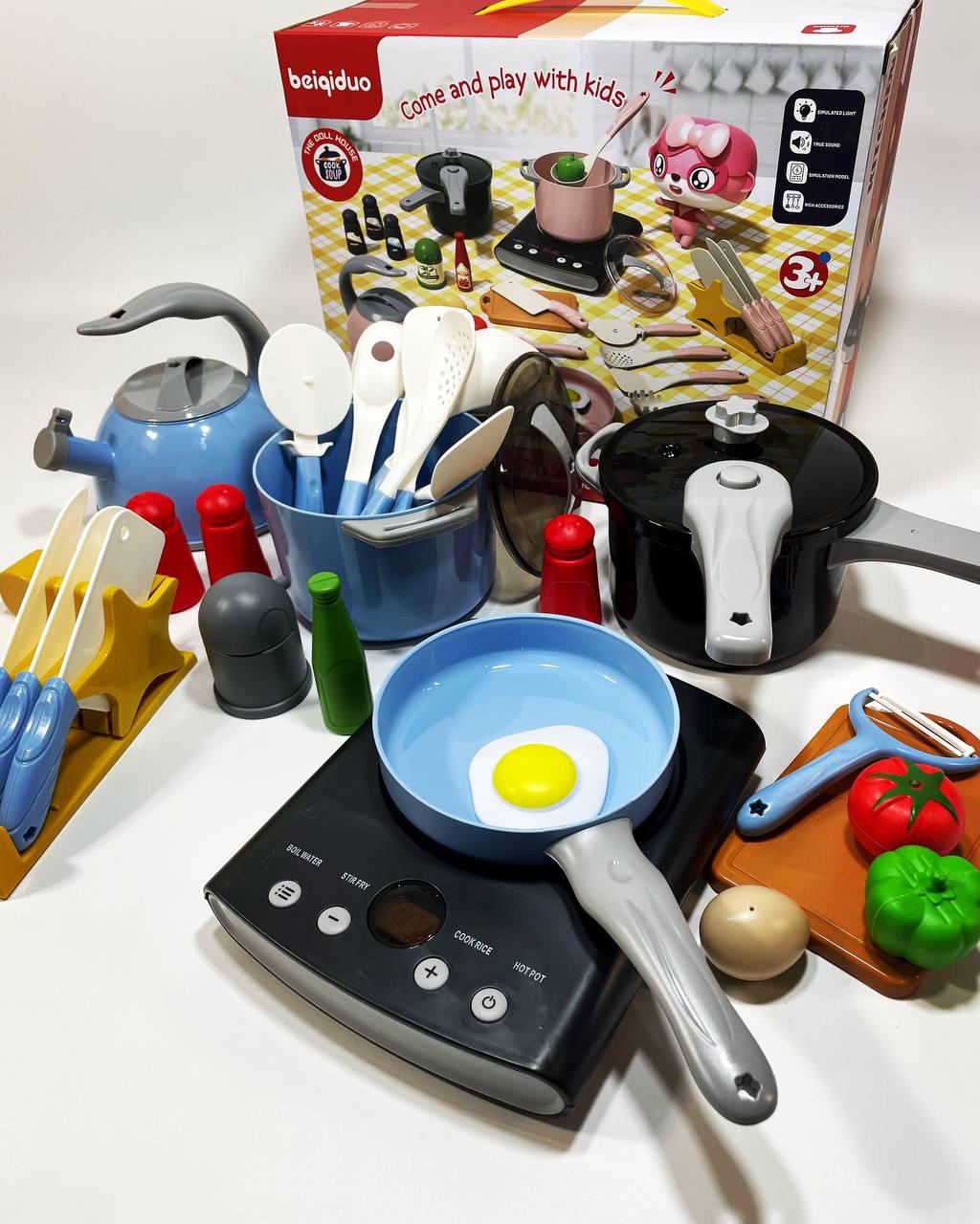 Набор детский Happy Little Chef Маленький шеф-повар с аксессуарами и звуковыми эффектами