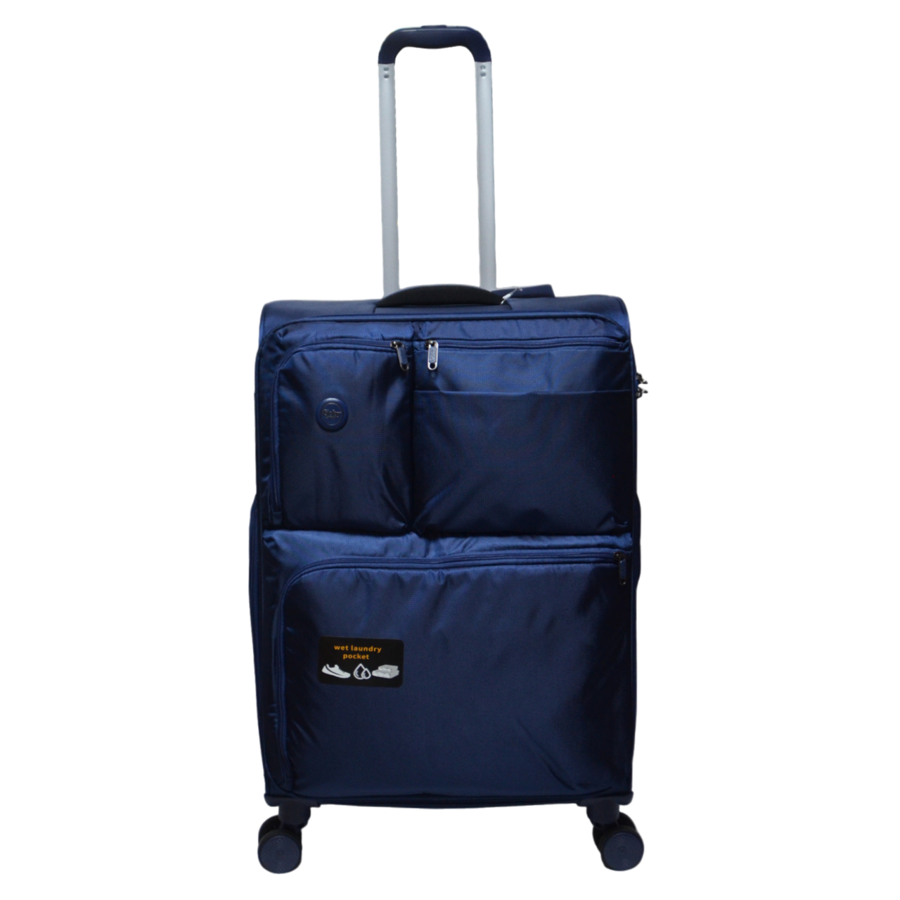 Чемодан текстильный Goby London GB-3004/28 с карманами 4 колеса замок TSA 28" 95 л Blue (2503703539)