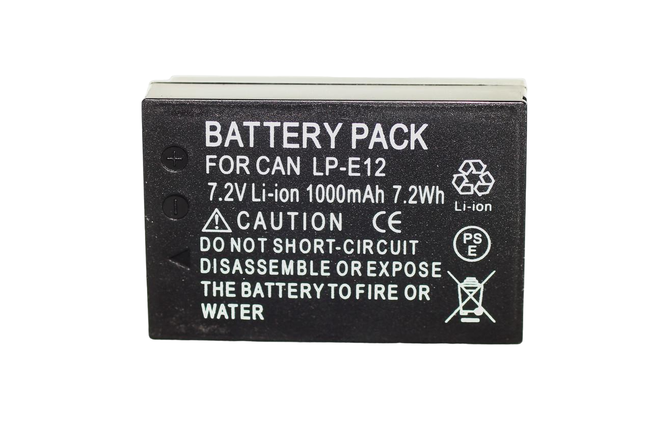 Акумулятор для фотоапаратів Canon 100D Canon EOS M EOS M200 SX 70 HS LP-E12 аналог 1000 ma Акумулятор для фотоапаратів Canon 100D Canon EOS M EOS M200 SX 70 HS LP-E12 аналог 1000 ma