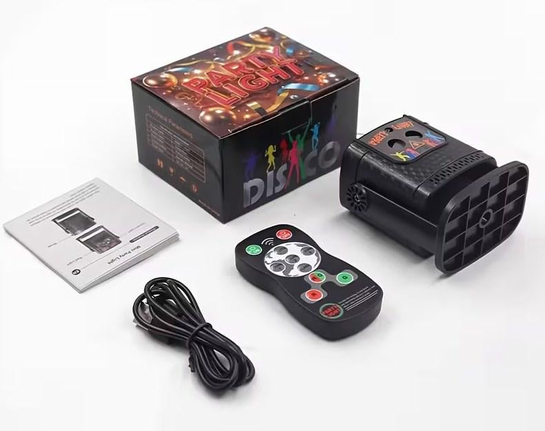 Стробоскоп для танцпола Диско-Вечерка 60 комбинаций/шаблонов (1599) - фото 9 Стробоскоп для танцпола Диско-Вечерка 60 комбинаций/шаблонов (1599) - фото 9