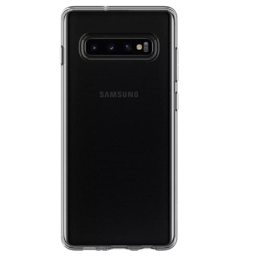 Чохол Silicone Case WS Samsung S10 Plus (G975) Прозрачный