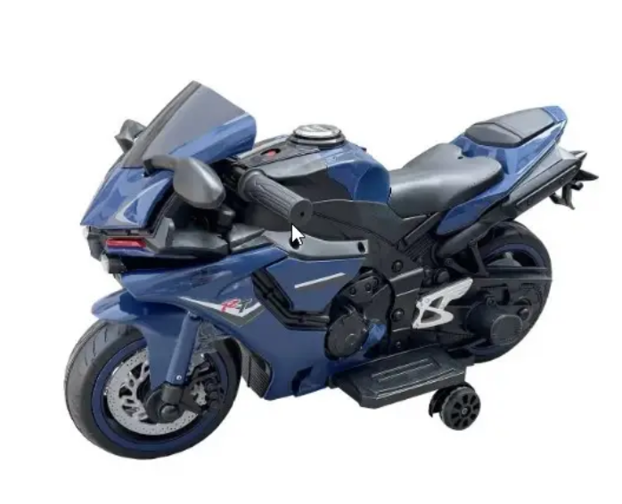 Детский электромотоцикл одноместный VOLSO 12В 40Вт 4,5 А/ч до 6 км/ч Синий (VS1900B)