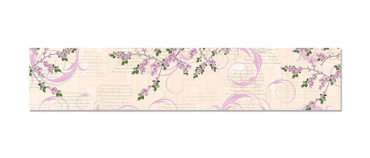 Наклейка виниловая на кухню Zatarga Нарисованная Сакура 600х3000 мм (1289776651)