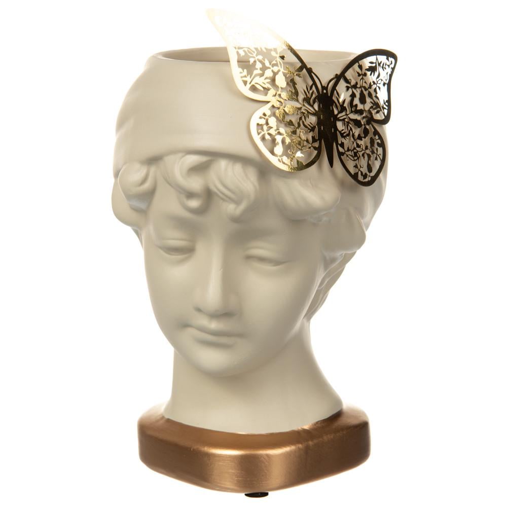 Керамічна ваза Bono Magnificent 21 см Білий (8700-018)