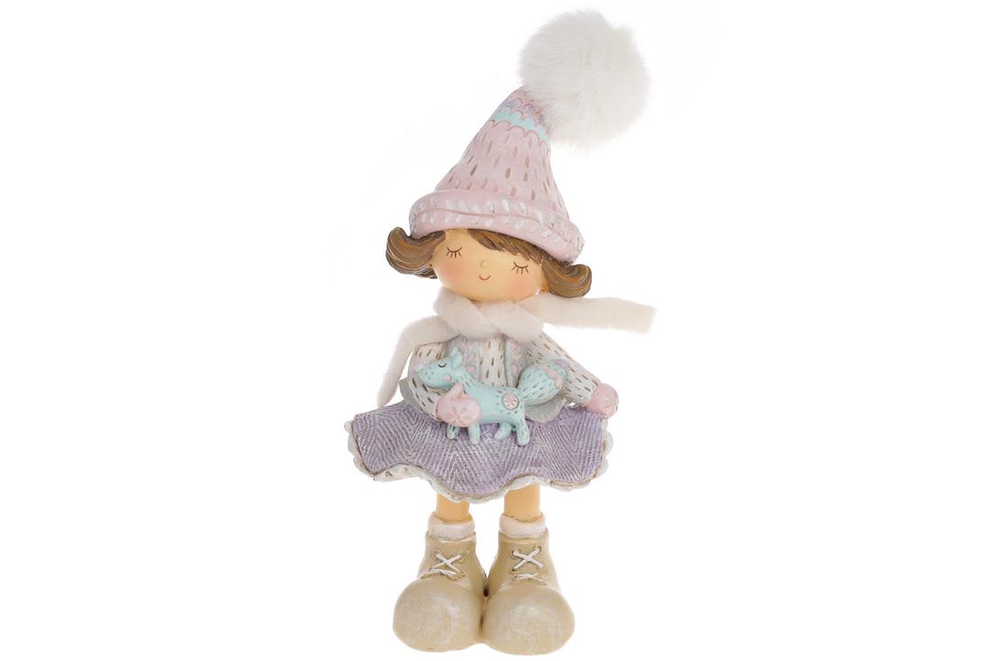 Декоративная статуэтка BonaDi Девочка с белкой (831-371)