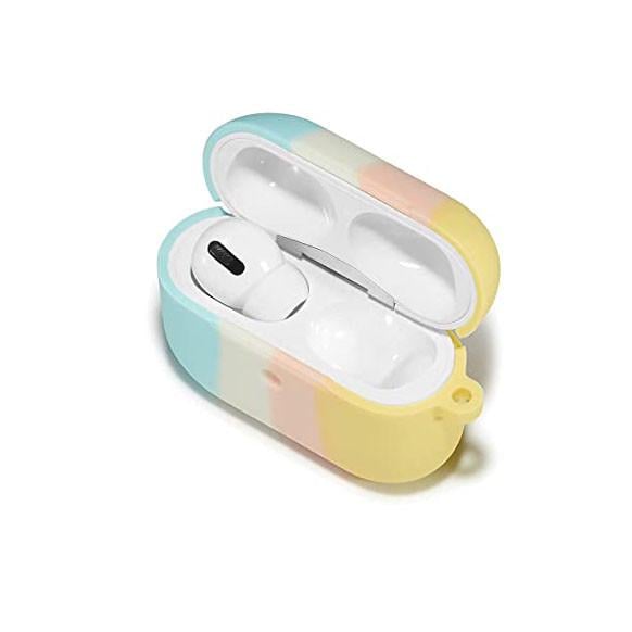 Силіконовий чохол для навушників Rainbow Silicone Case for AirPods Pro, Yellow - фото 2