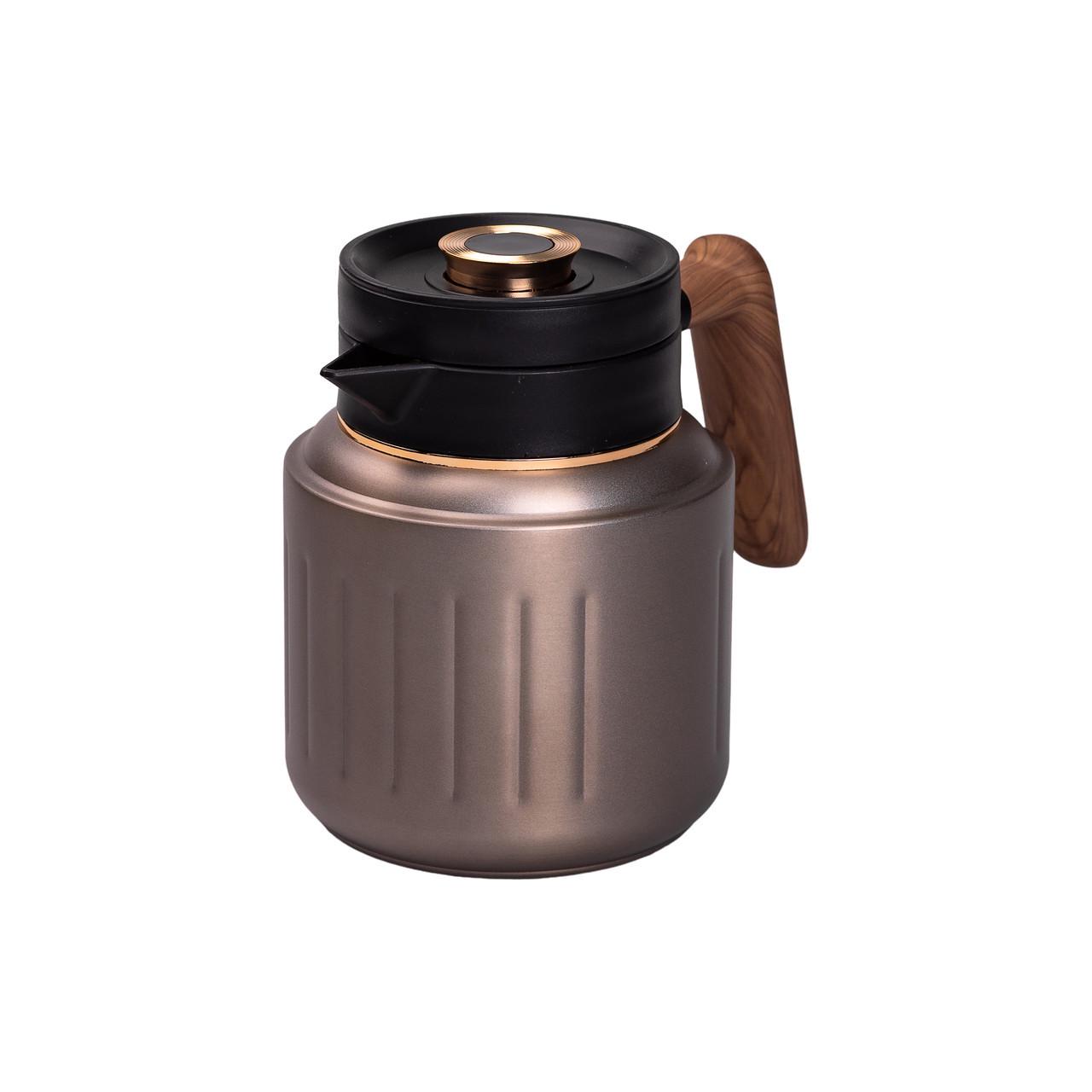 Чайник-термос з індикатором температури та заварником 1 л Сірий (2431237157) - фото 6 Чайник-термос з індикатором температури та заварником 1 л Сірий (2431237157) - фото 6