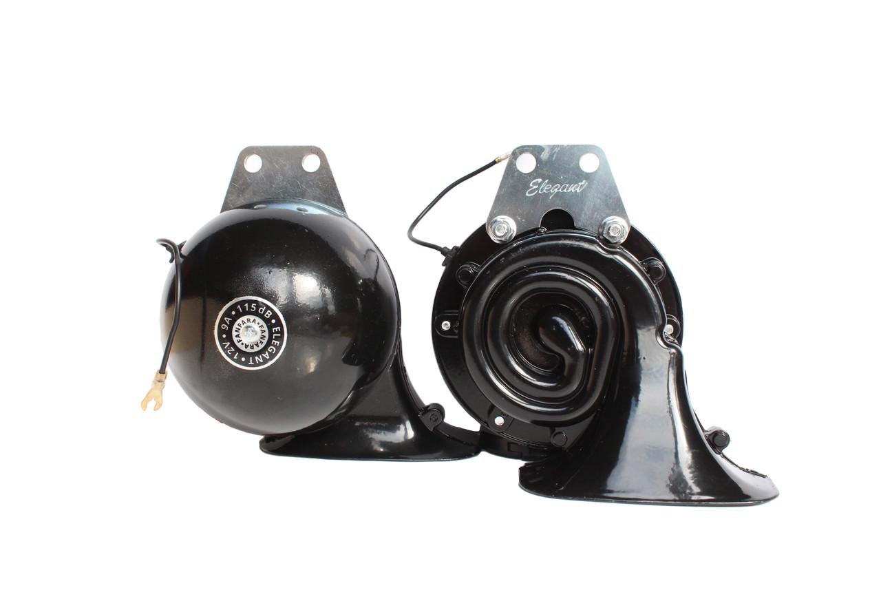 Звуковий сигнал Elegant Fanfara равлик потужний 2 шт. (1496222483) Звуковий сигнал Elegant Fanfara равлик потужний 2 шт. (1496222483)