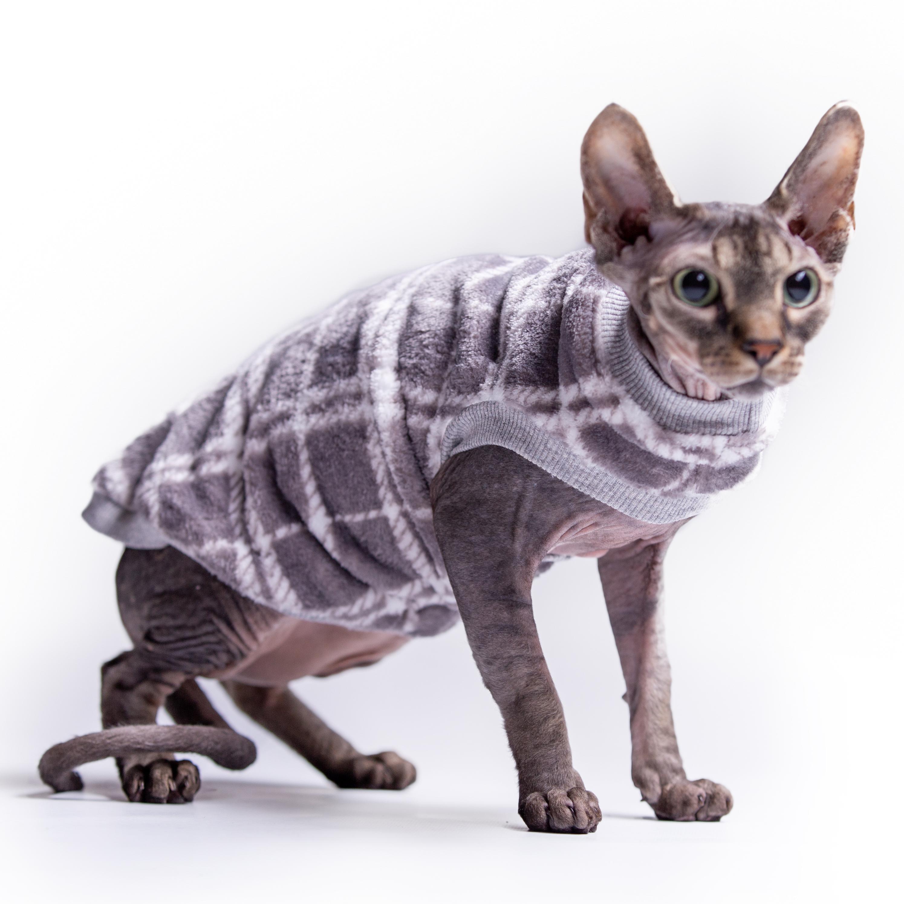 Кофта для кошек без рукавов теплая Style Pets GUCH XL (381XL) - фото 4