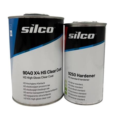 Набор Silco Лак 1 л и отвердитель 0,5 л Прозрачный (9040-1/9250-0,5)