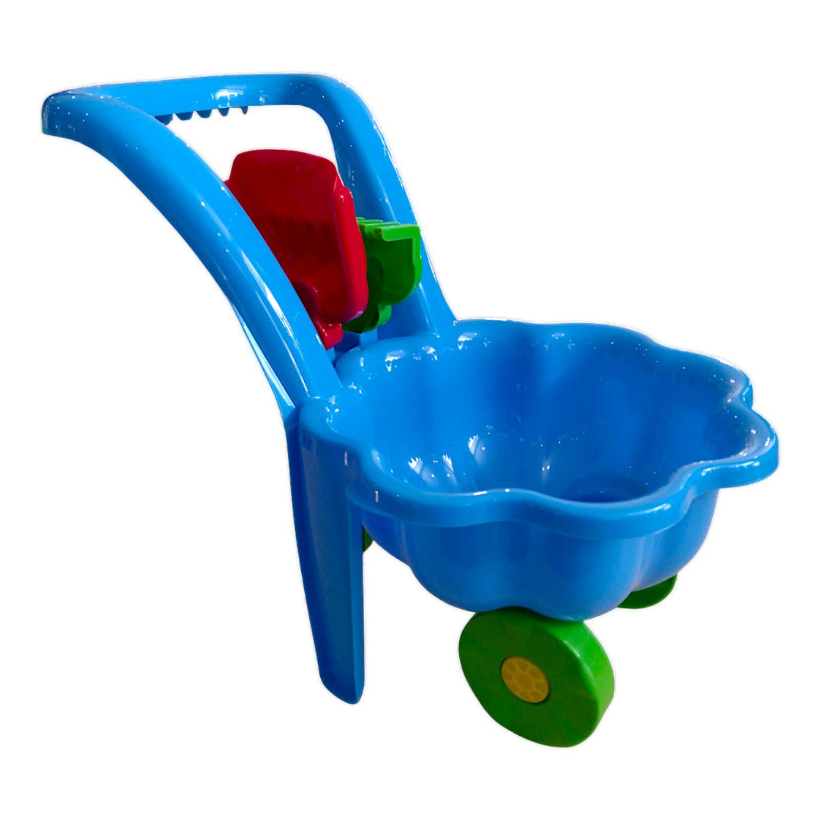 Дитяча тачка "Ромашка" Marmat Синя - фото 3 Дитяча тачка "Ромашка" Marmat Синя - фото 3