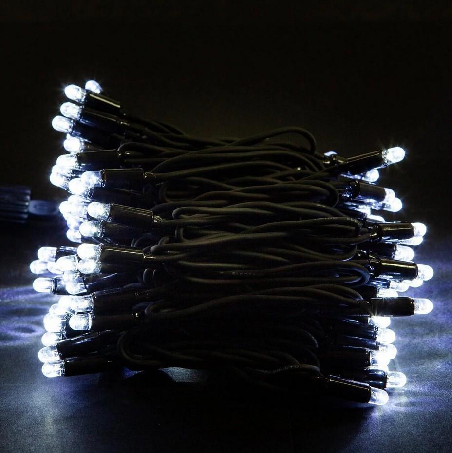 Гірлянда вулична 200 LED 20 м світлодіодна Білий