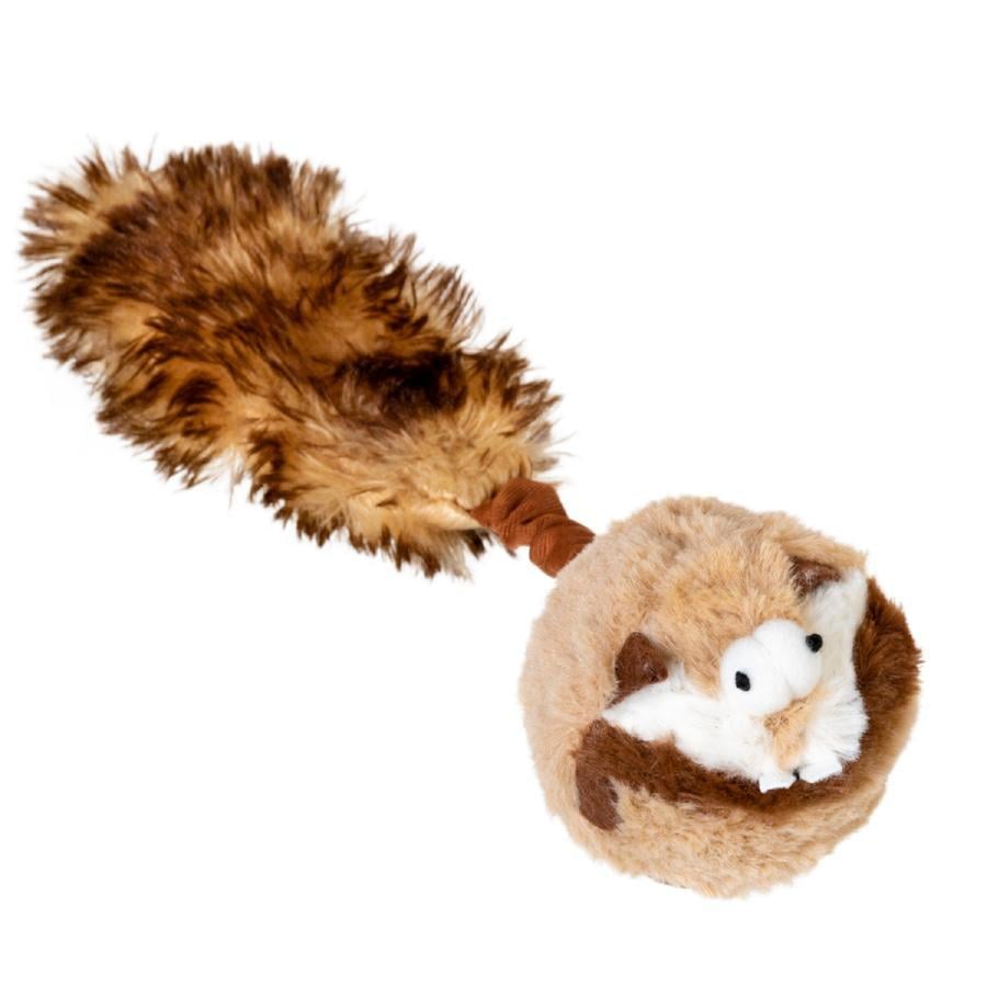 Игрушка для собак GiGwi Catch & fetch Барсук с 2 пищалками 26 см