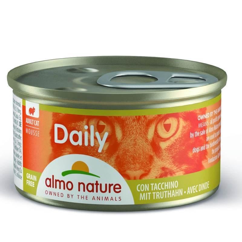 Консервований корм Almo Nature Daily Menu Cat Мус з індичкою для котів 85 гр.