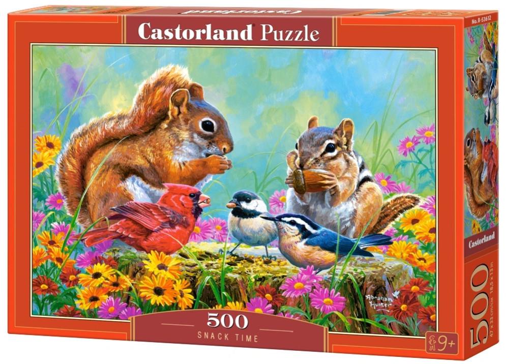 Пазл Castorland Время перекуса 500 дет.