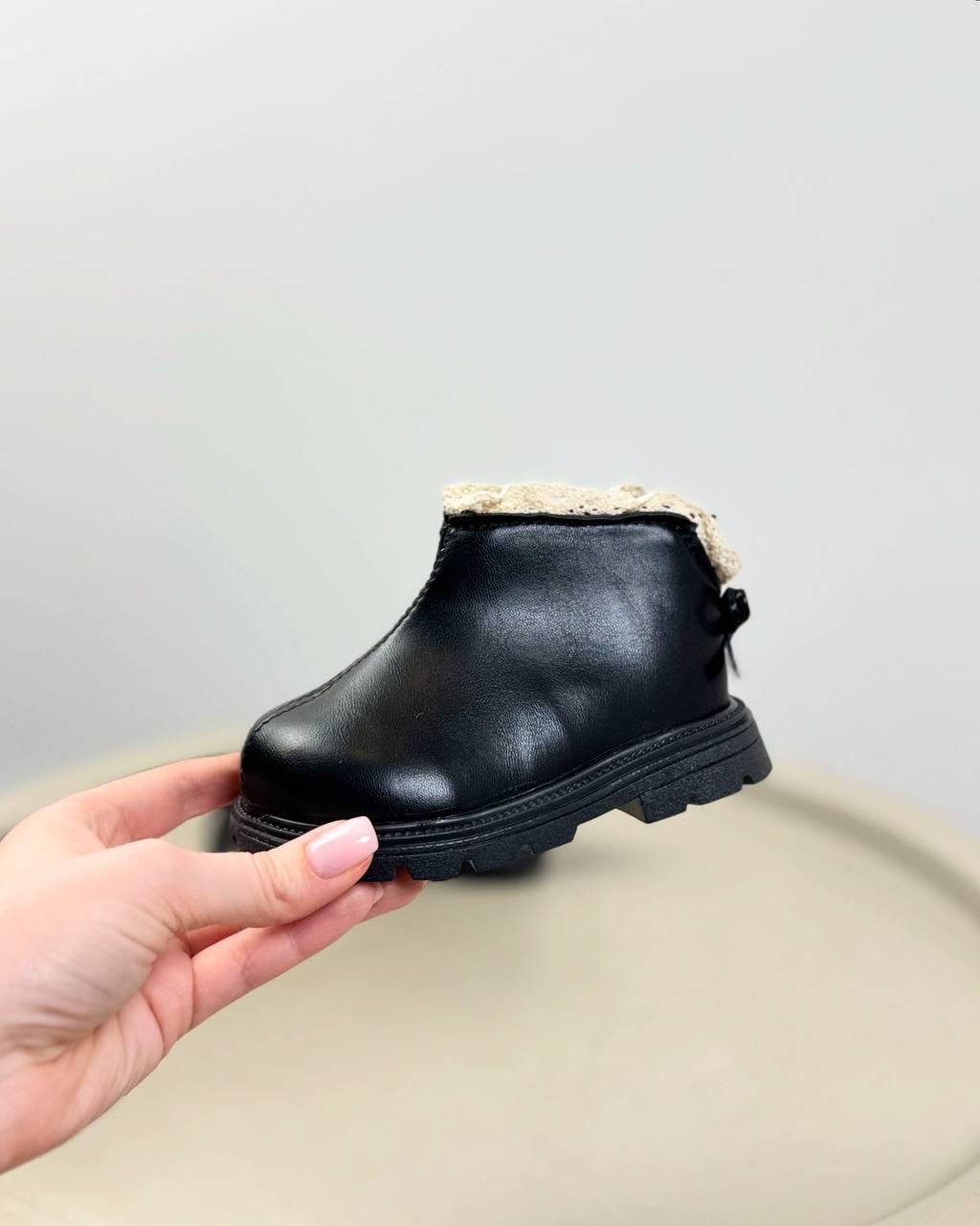 Ботинки детские осенние 1480 р. 19 Черный (25164375) - фото 5 Ботинки детские осенние 1480 р. 19 Черный (25164375) - фото 5