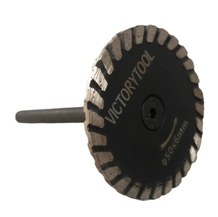 Диск алмазний Victorytoolна дриль з хвостовиком для чищення клею під СВП 50 мм
