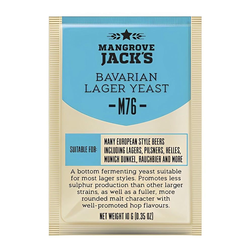 Дрожжи пивные Mangrove Jack's Bavarian Lager M76 10 г (2897) Дрожжи пивные Mangrove Jack's Bavarian Lager M76 10 г (2897)