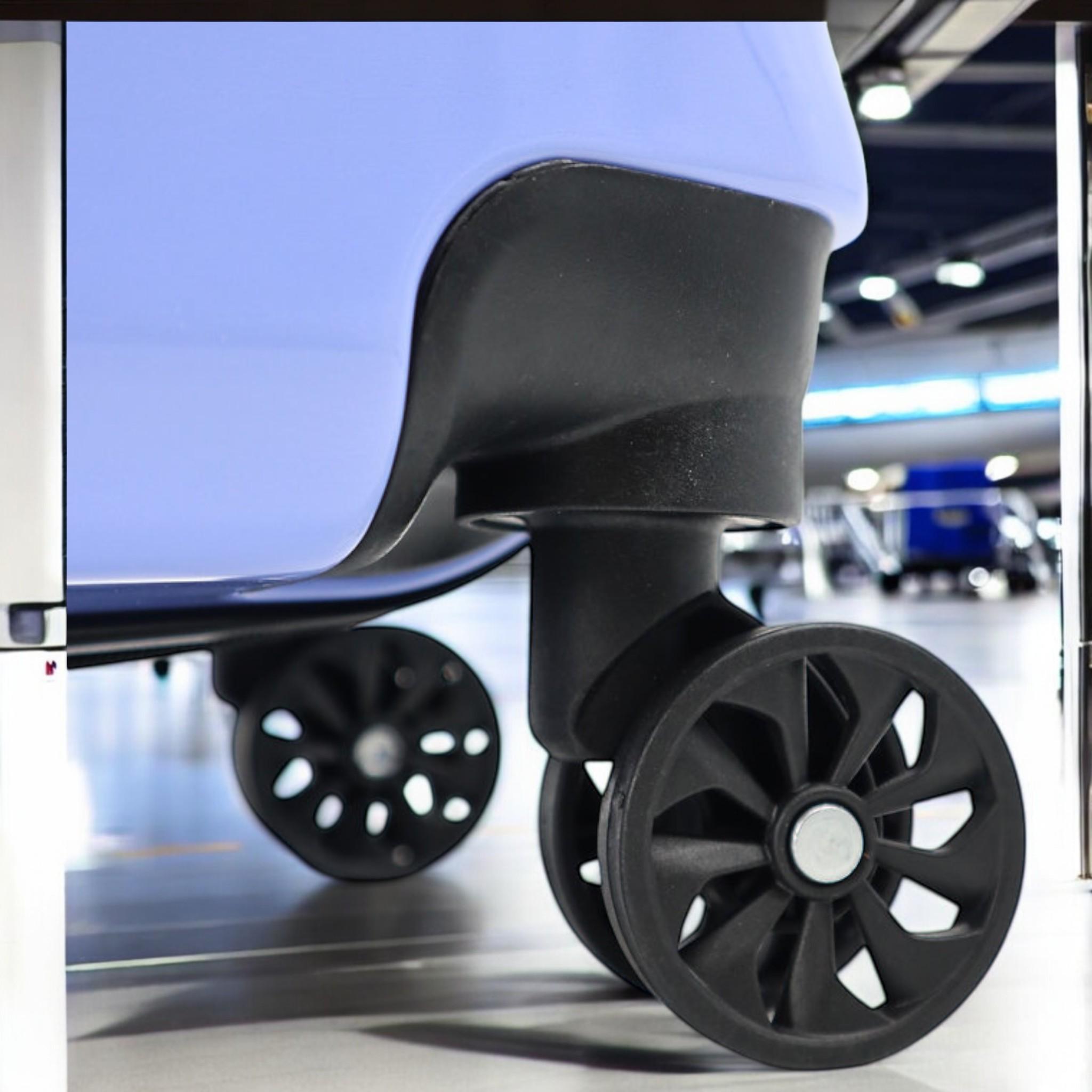 Валіза дитяча H&H White Snowflake ABS-пластик на 4 коліщатках з кодовим замком 35 л (S_F-5) - фото 6 Валіза дитяча H&H White Snowflake ABS-пластик на 4 коліщатках з кодовим замком 35 л (S_F-5) - фото 6