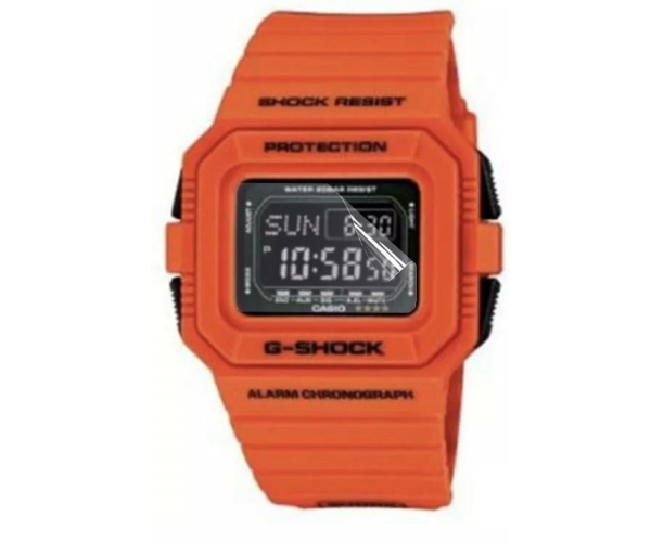 Плівка протиударна гідрогелева Hydrogel Film для Casio G-shock DW-D5500MR 3 шт. Transparent