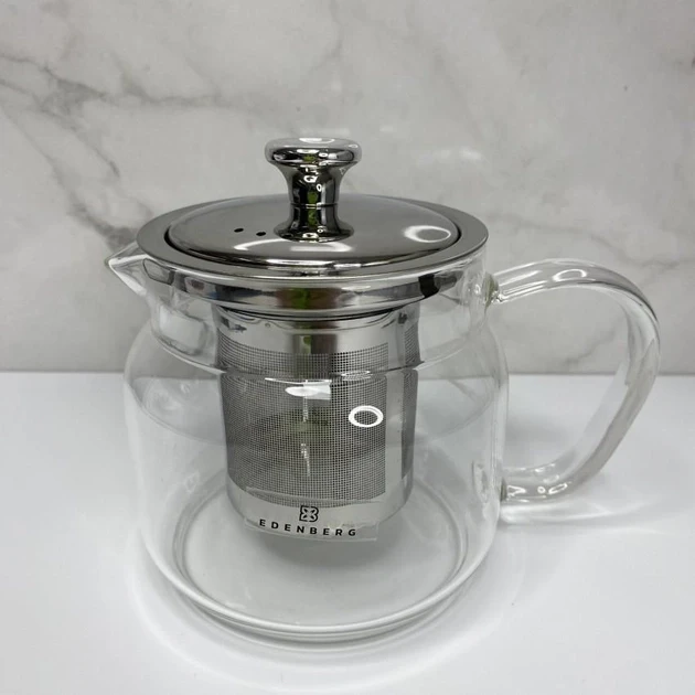 Заварювальний чайник Edenberg 800 мл термостійкий до 500 °C (EB-19032) - фото 3 Заварювальний чайник Edenberg 800 мл термостійкий до 500 °C (EB-19032) - фото 3
