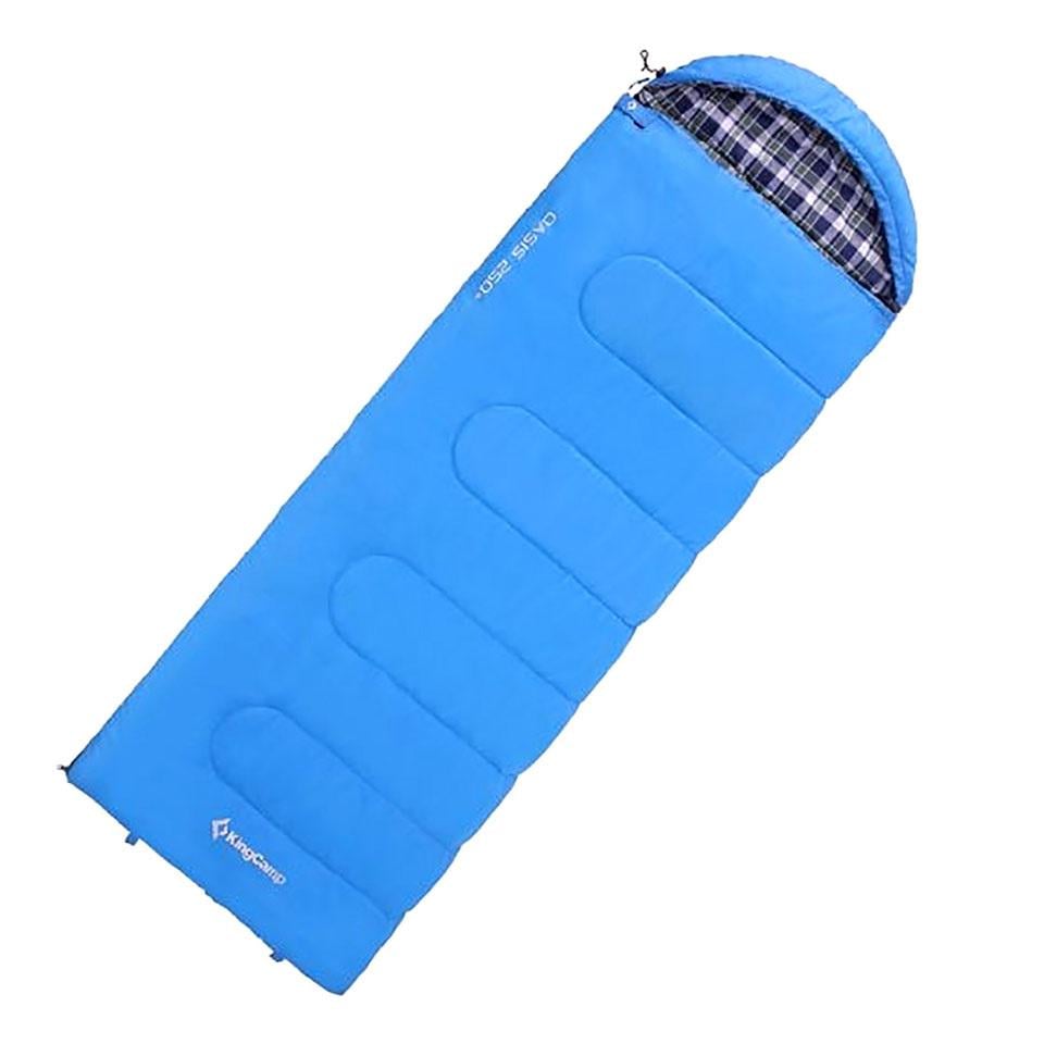 Спальник KingCamp Oasis 250XL Blue R (правий) (1026-KS3222_BLUE_R)