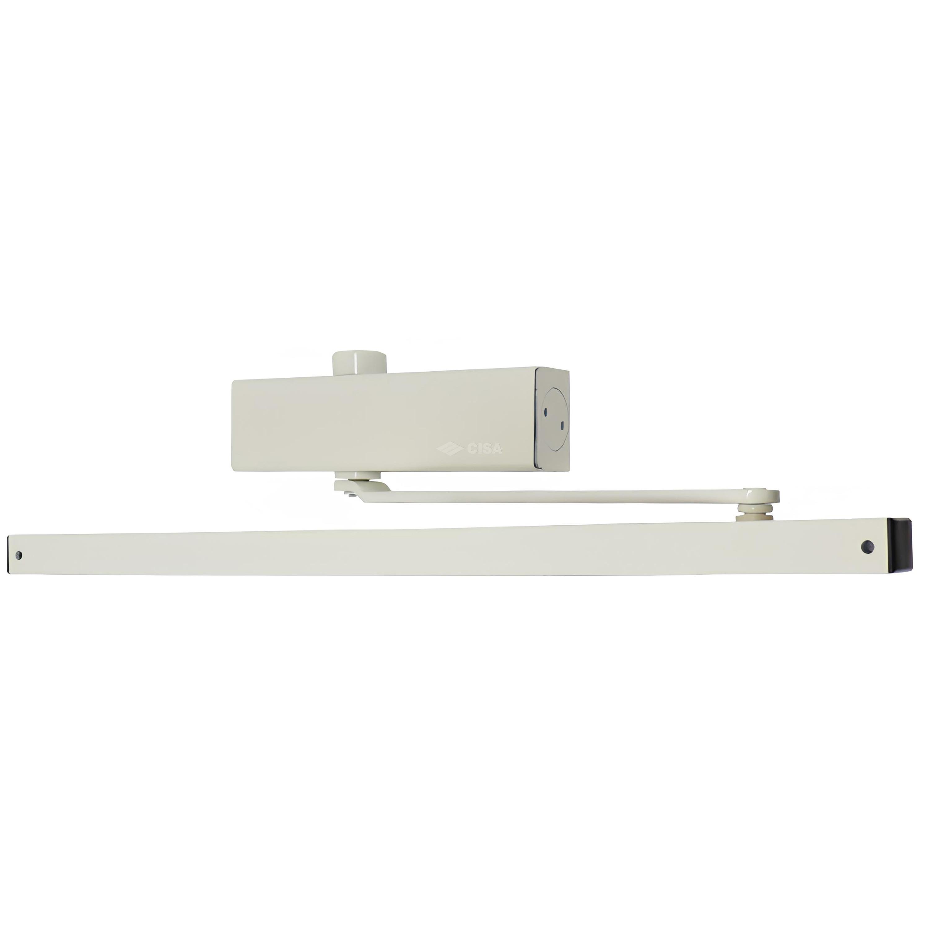 Доводчик CISA C2011.03.0.45 Professional Plus2 SLD HO с фиксацией до 60 кг Белый