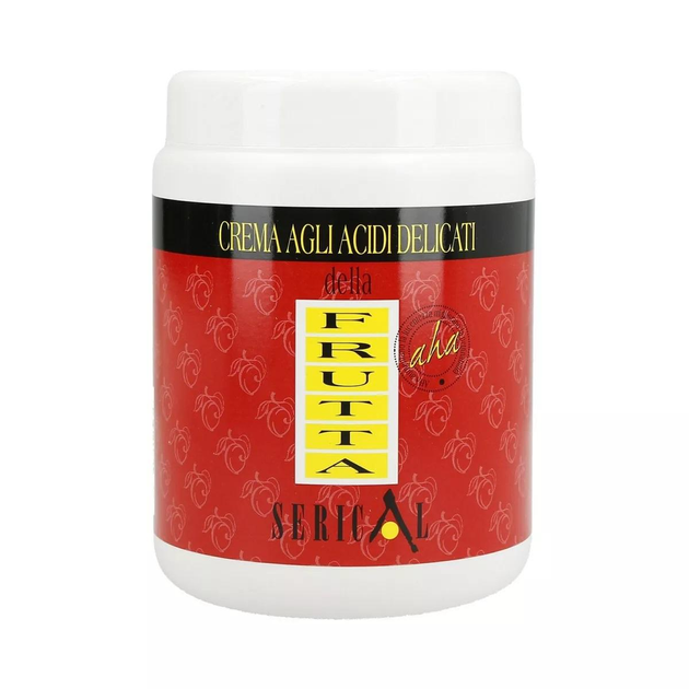 Маска крем на основі фруктової кислоти для нормального типу волосся Serical Crema Agli Acidi Delicati Della Frutta AHA 1000 мл