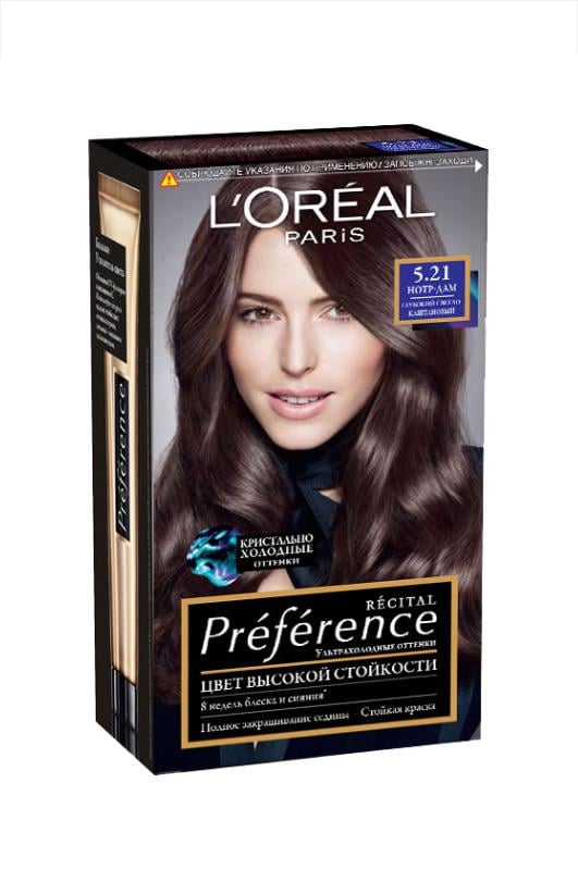 Фарба для волосся L'Oreal Paris Recital Preference 5,21 Нотердам (12180)