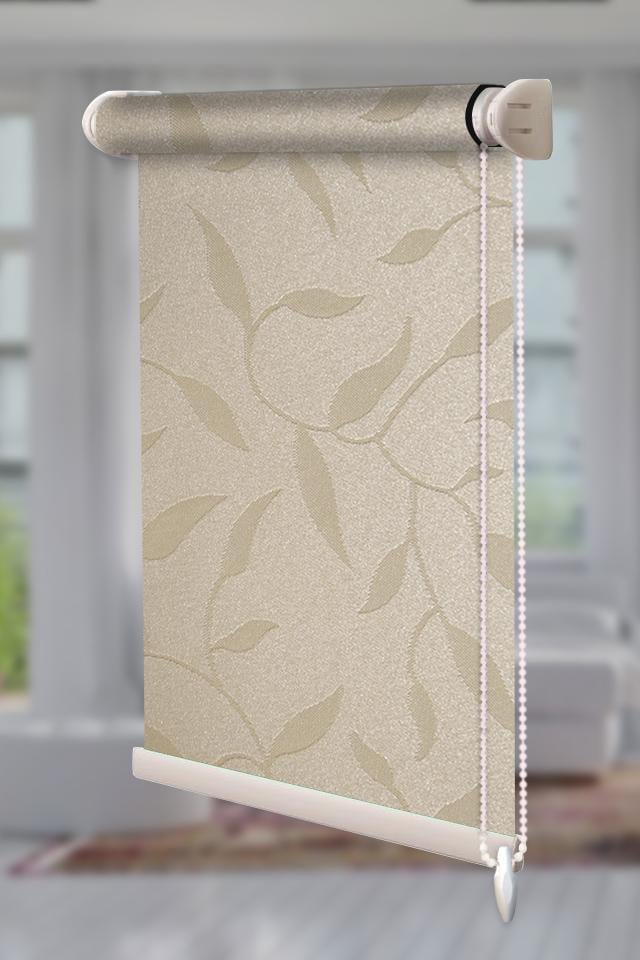 Рулонная штора Натура открытого типа 95х150 см Бежевый