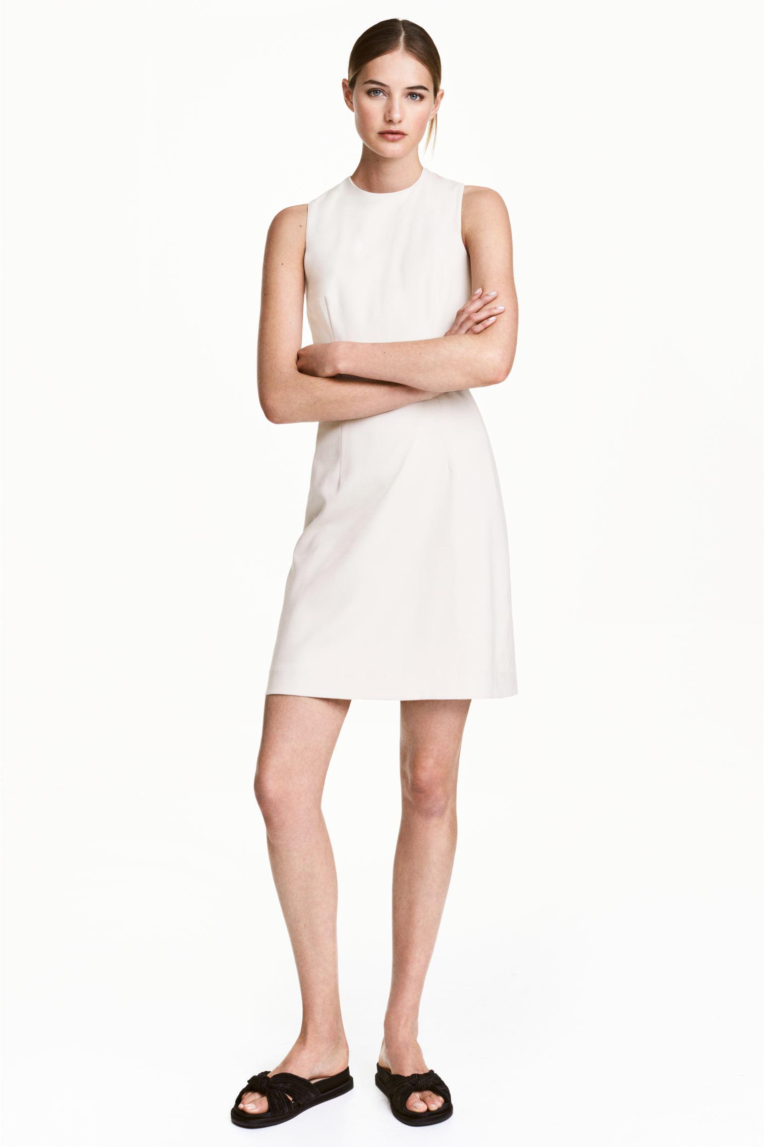 Платье H&M р. 38 Бежевый (453424b33)