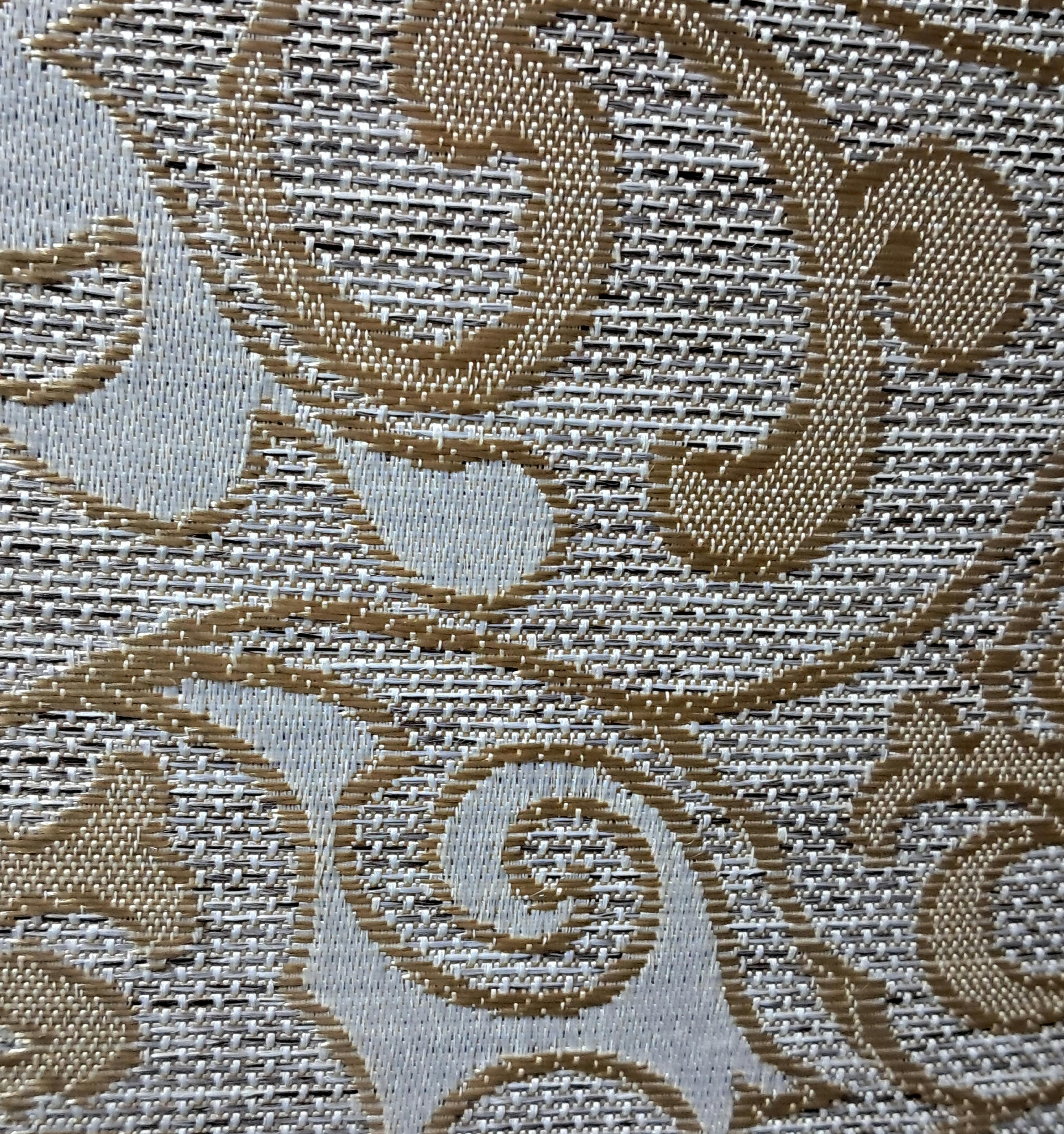 Штора с текстурой мешковины 150х270 см Бежевый (АС 002-3) - фото 2