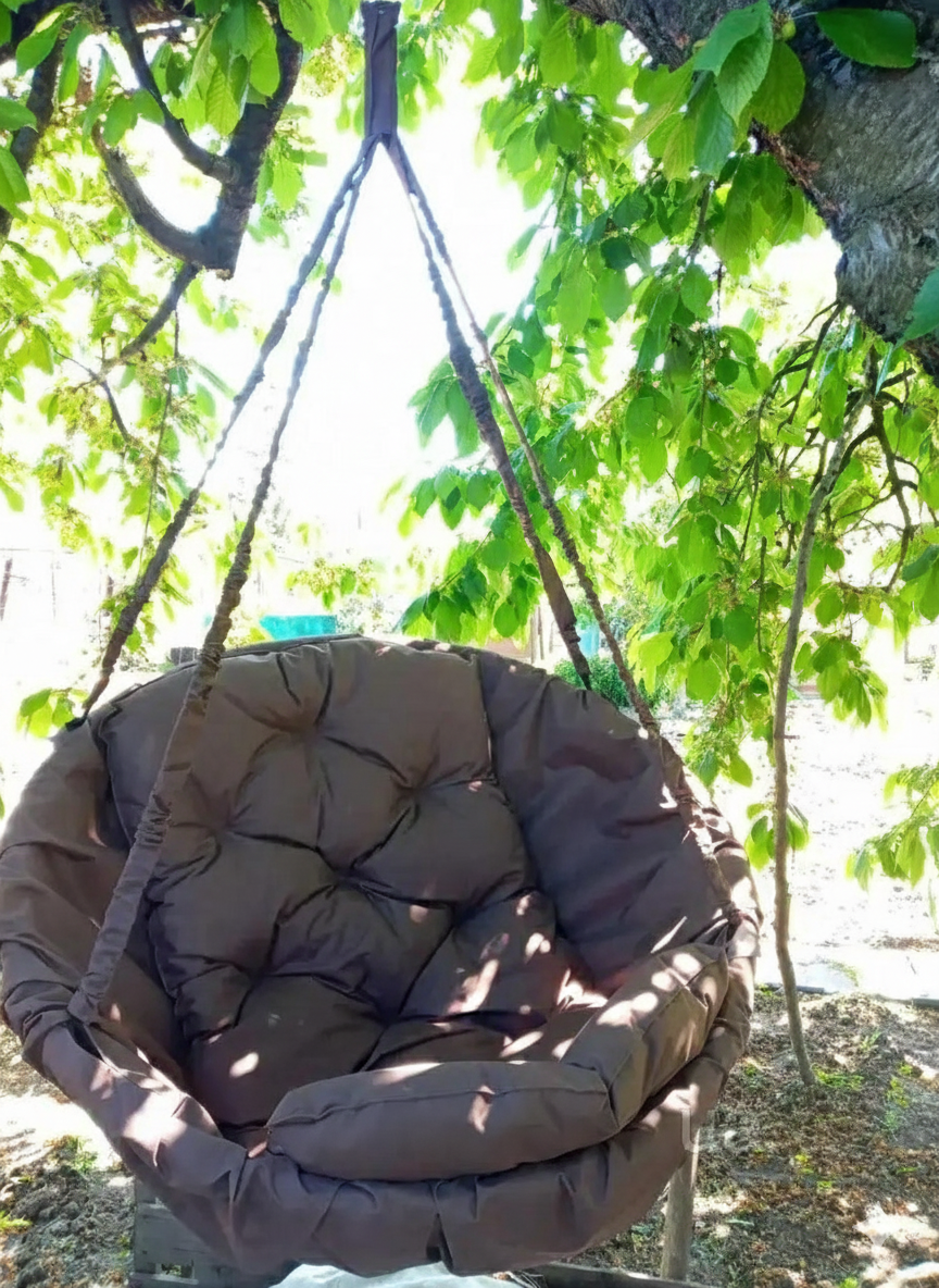 Качели-гамак садовые Standart 120 кг Шоколадный (27829704) Качели-гамак садовые Standart 120 кг Шоколадный (27829704)