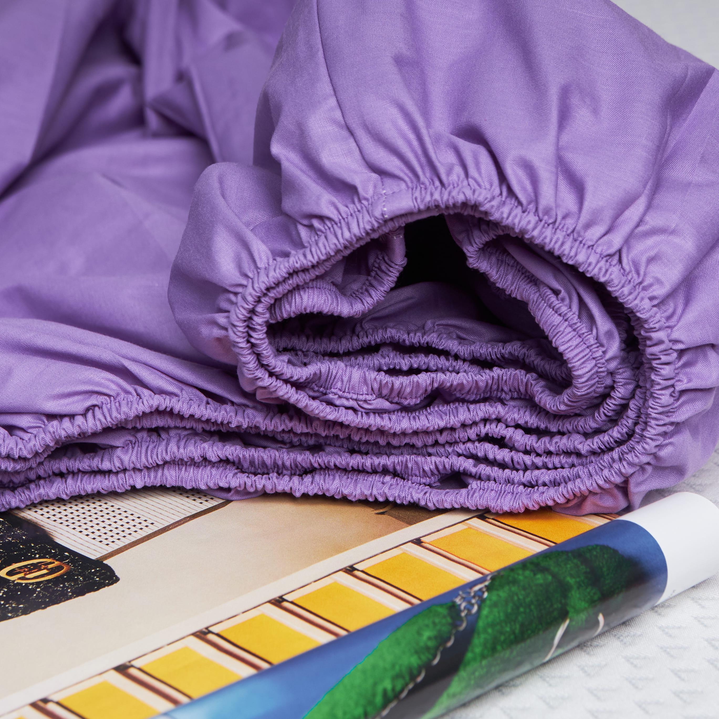 Простирадло на резинці Moon&Star Violet Charm бязь Gold Lux 180х200х20 см (MS-850000976) - фото 3