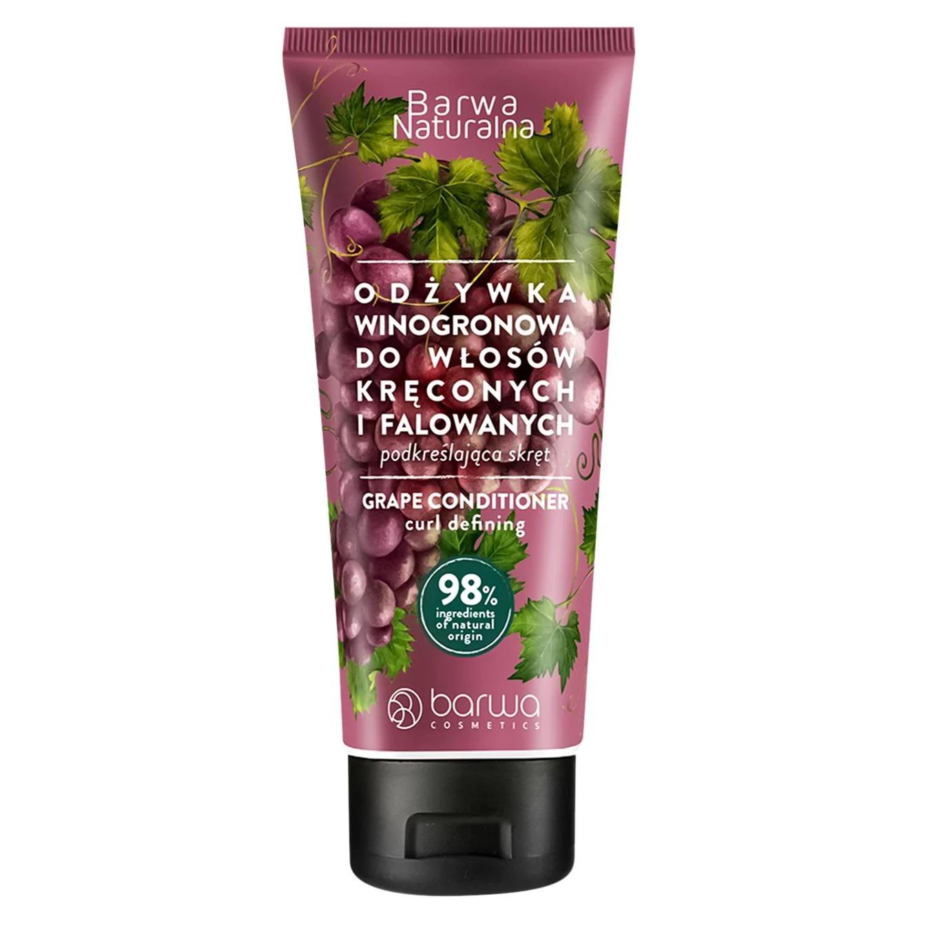 Кондиционер для вьющихся волос BARWA COSMETICS Natural Виноград 200 мл (5902305008307) Кондиционер для вьющихся волос BARWA COSMETICS Natural Виноград 200 мл (5902305008307)