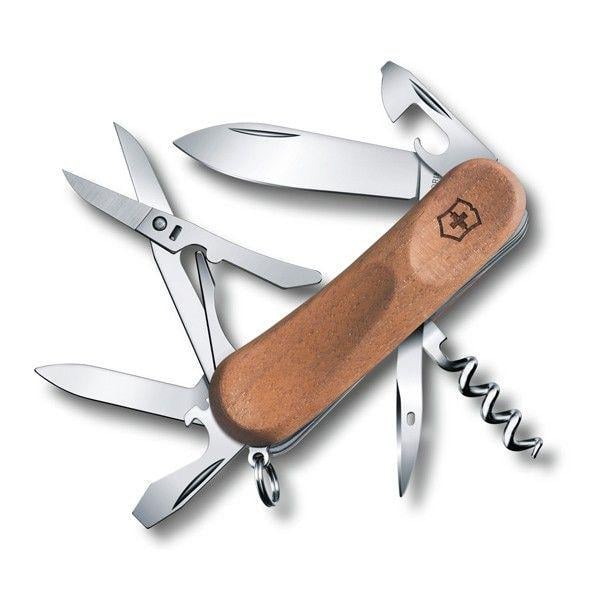 Нож швейцарский складной Victorinox Delemont EvoWood (14 2.3901.63)