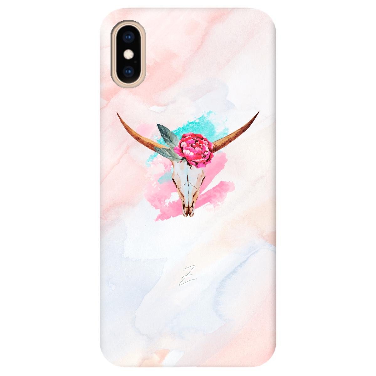 Силиконовый чехол Zorrov для Apple iPhone XS - Texas breath (11170040086051974)