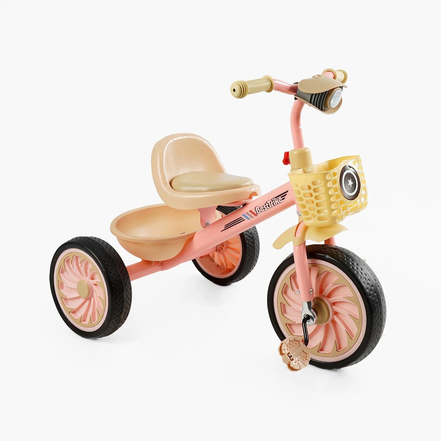 Детский велосипед трехколесный Best Trike BS-34944 колеса EVA/переднее 12"/заднее 10" (25371075) - фото 1