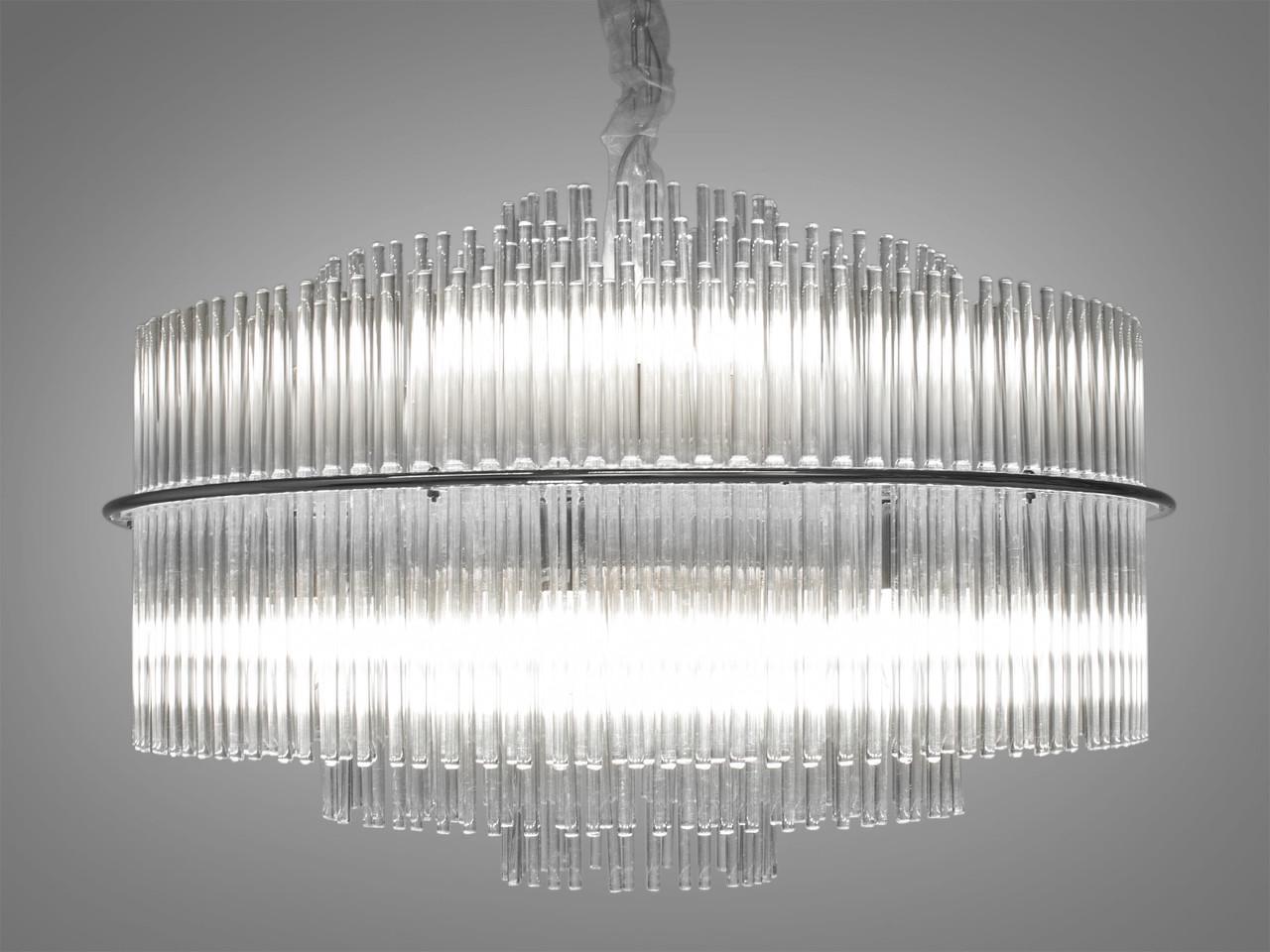 Люстра-подвес со стеклянными элементами 82208/800HR (2437593602)