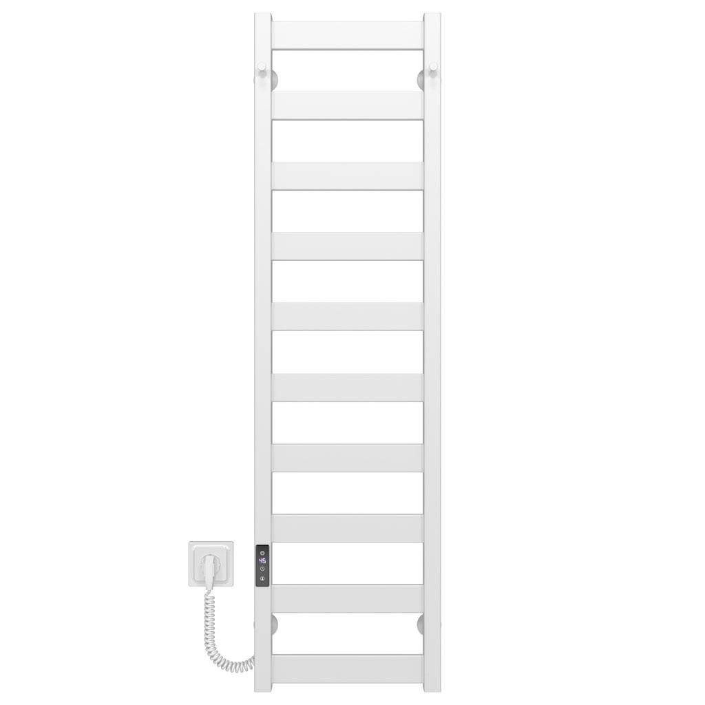 Полотенцесушитель электрический HeatPro Olivia P10 углеродная сталь левостороннее подключение 1200x400 мм Белый (BH-OL120040010EWL)